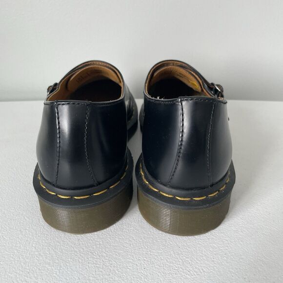 Dr. Martens Agnes Slip On Oxfords Black Leather Mary Jane Shoes Women's Size 10 - Picture 7 of 16